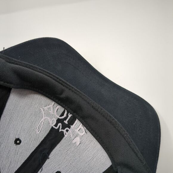 Love Your Melon Slideback Hat Black One Size Adjustable Embroidered 6 Panel - Picture 7 of 8